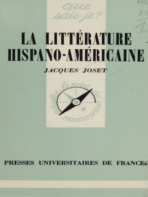 cover image of La littérature hispano-américaine